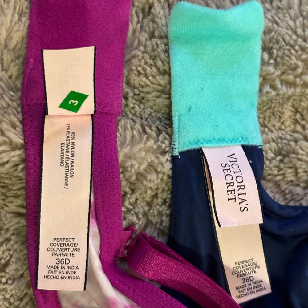 Three Victoria’s Secret 36D bras NWOT. Two are perfect coverage and a Demi. - Picture 9 of 11